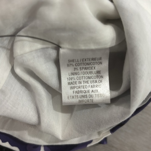 Milly Size 6 Cattrina Dress Purple Hydrangea Floral Print Sateen Sheath - Picture 8 of 11